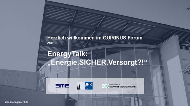 Energy Talk im Quirinus-Forum in Heppendorf